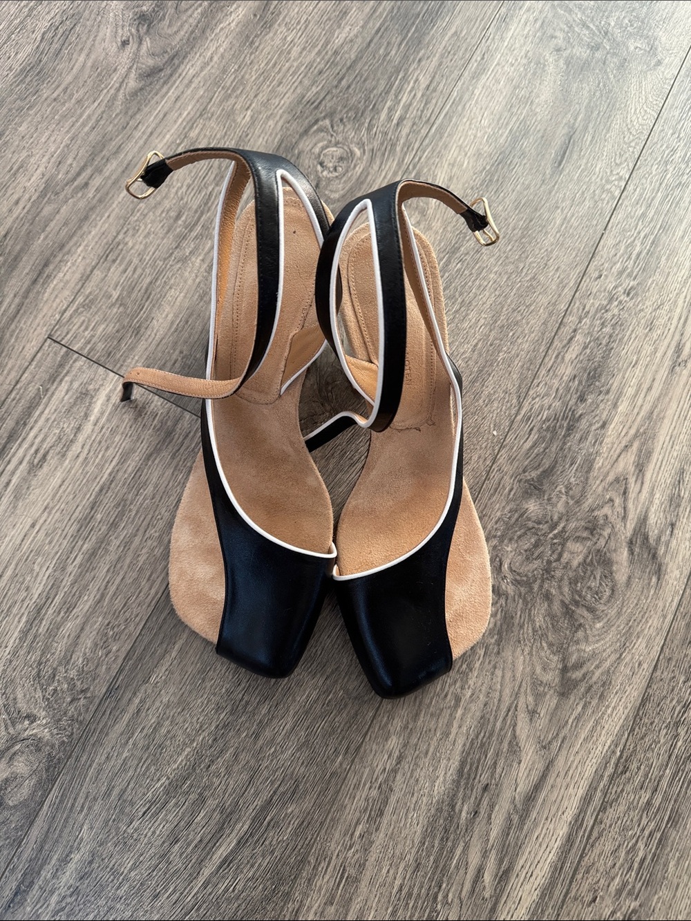 Dries Van Noten Black, Donna Cutout Color-block Leather Sandals In Black - 40